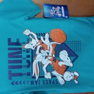 NEW Boys Space Jam Looney Tunes T-Shirt. A New Legacy Graphic T-shirt